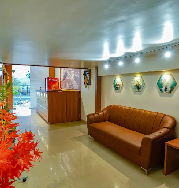 Reception area of Hotel Supreme Inn Thane